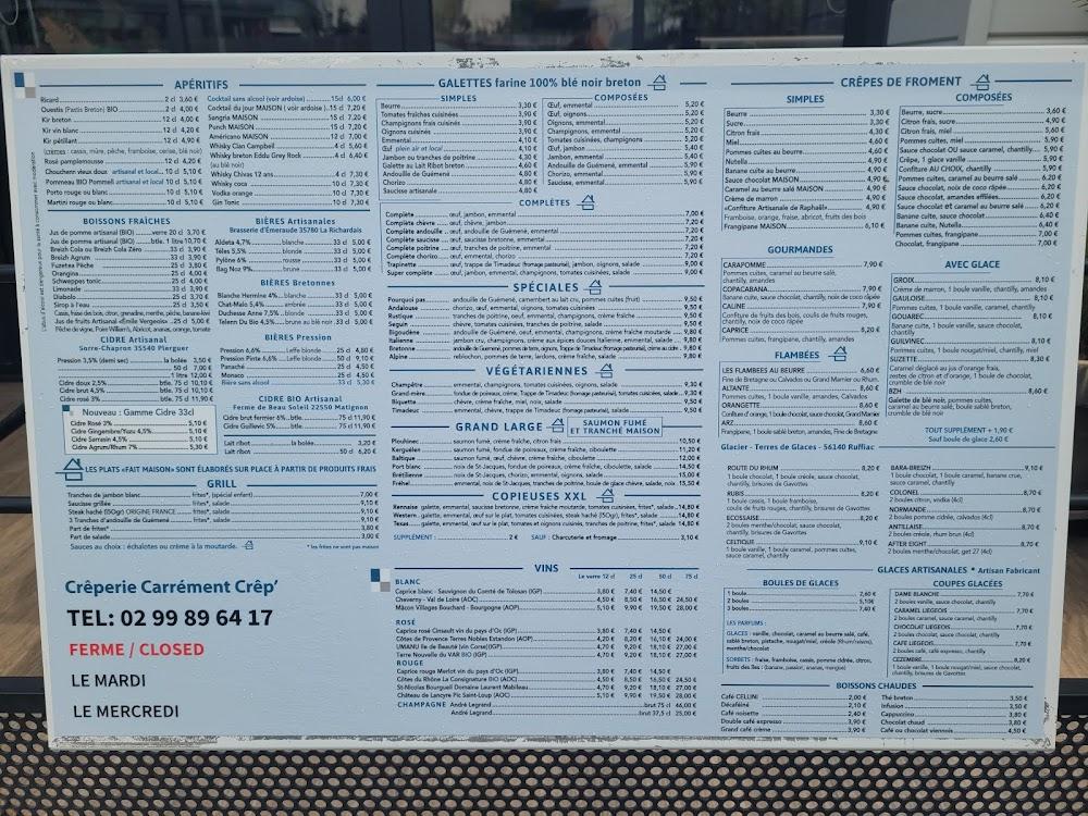 Carrément Crêp' - Menu Image 3